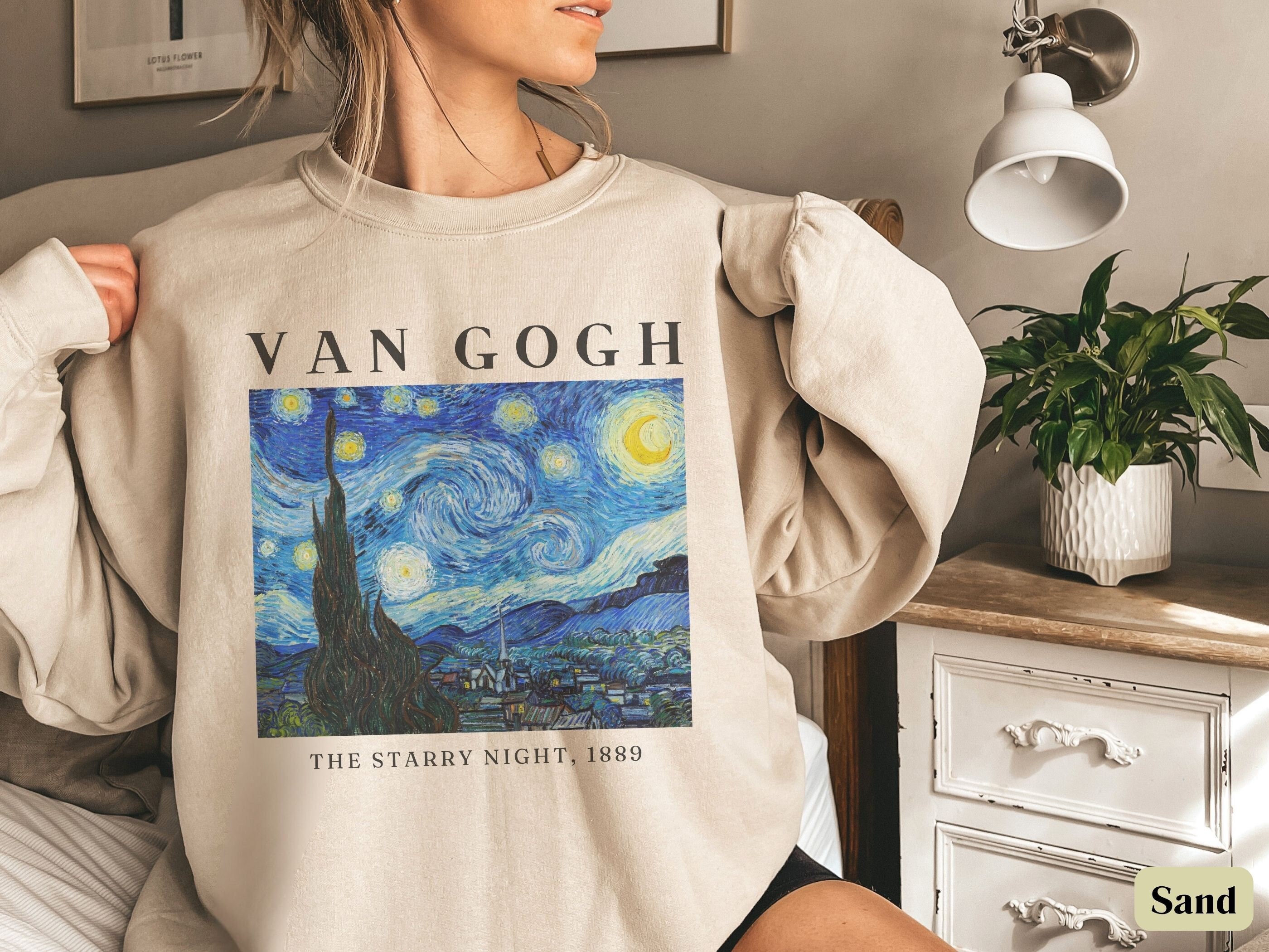 Summer Vang Gogh Long sleeve top Topshop license graphic Art Van
