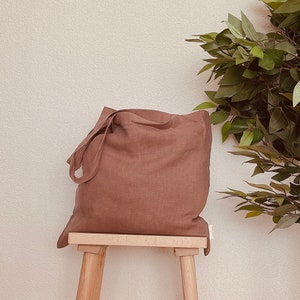 Sac fourre-tout/de plage 100 % pur lin