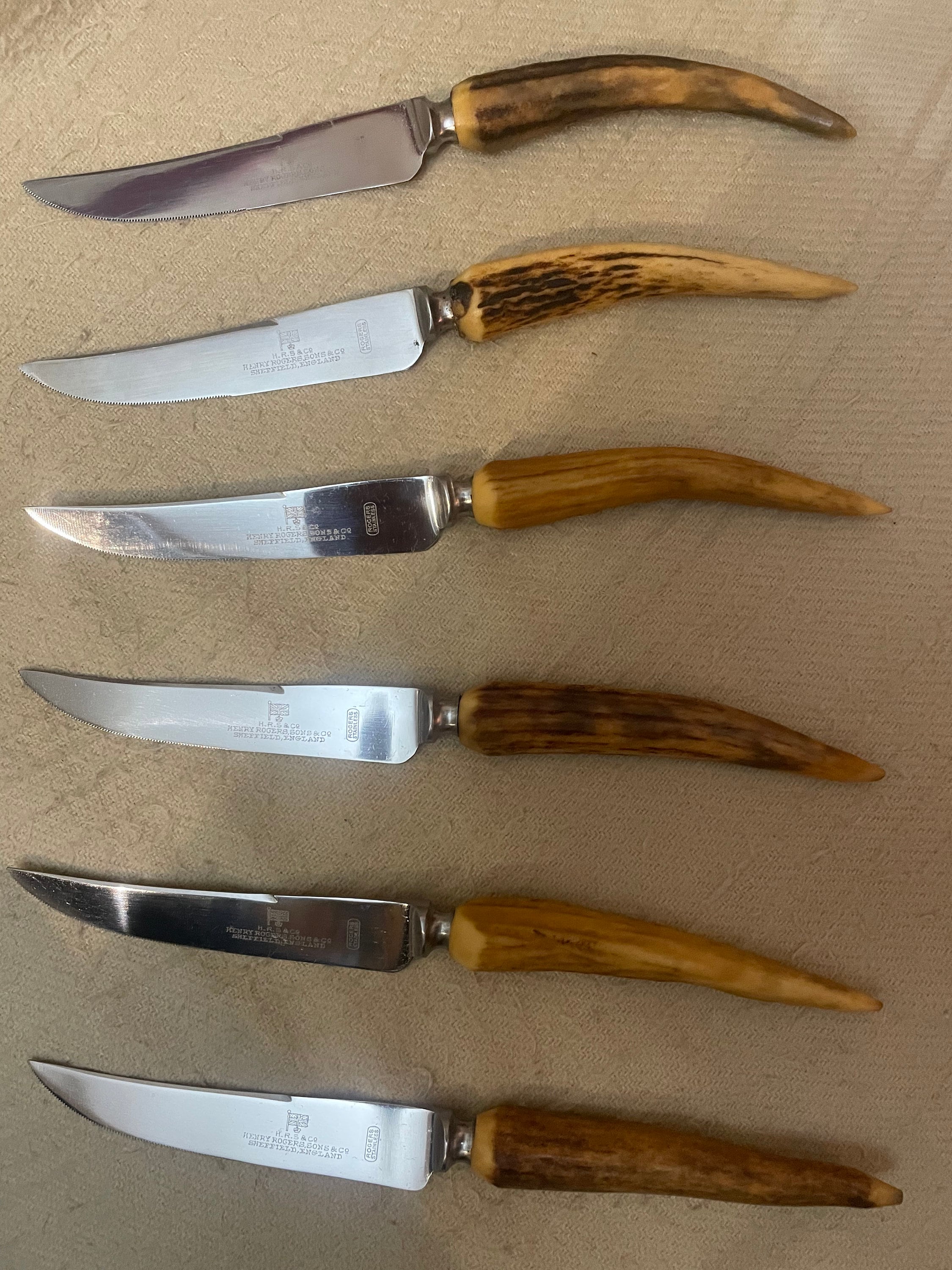 Vintage German Steak Knives Set (c.1960s) – Rush Creek Vintage