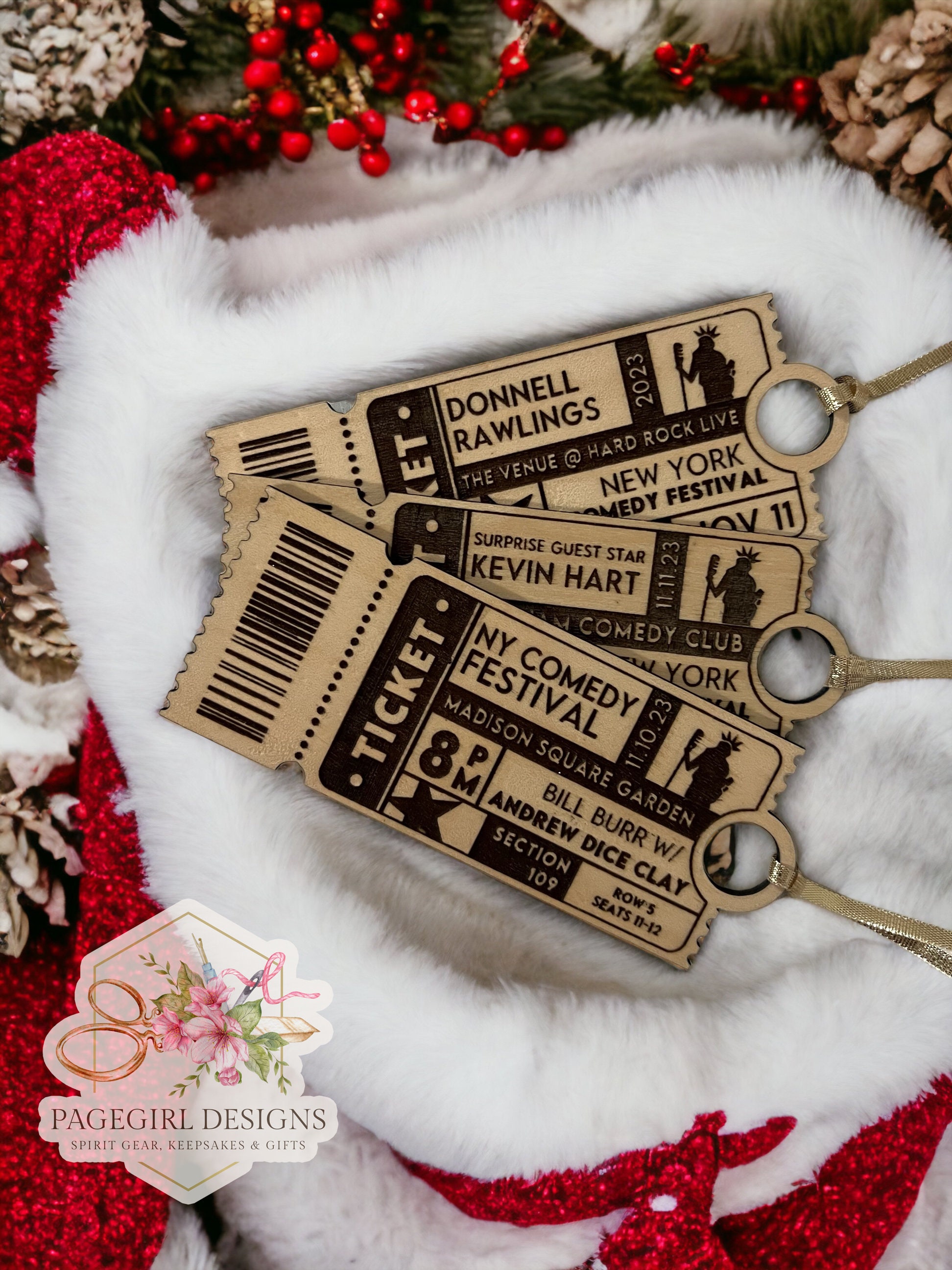 Chrstmas Concert Tcket Surprse Gft Voucher, Surprse Concert Show