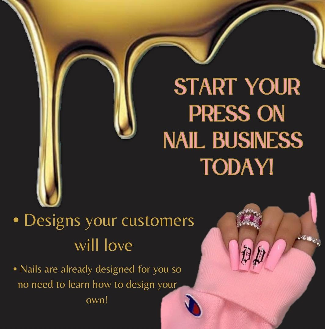 Press on nails Vendors List Etsy