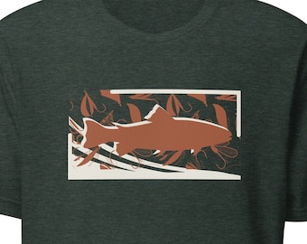 Angeln Shirt, Fliegenfischen, Fliegenfischen Geschenk, Angeln, Angeln Geschenk, Forelle Shirt, Angelausrüstung