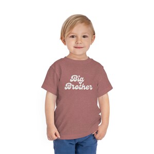 Big Brother Toddler Short Sleeve Tee | Big Brother Baby Announcement Shirt | Big Brother Kids T-Shirt