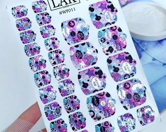 Pedicure wraps, pedicure, Nail wraps, nail stickers, nail decals, nails Uk, nail strips, nail wraps uk