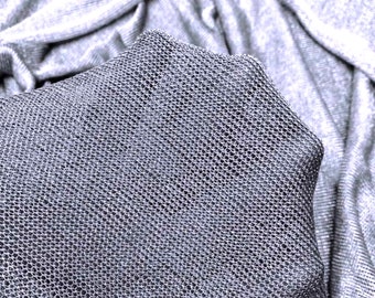 Metallic Silver 60&quot; Wide Stretch Vintage Medieval Era Armour Cosplay Metallic Faux Chainmail Fabric By The Yard
