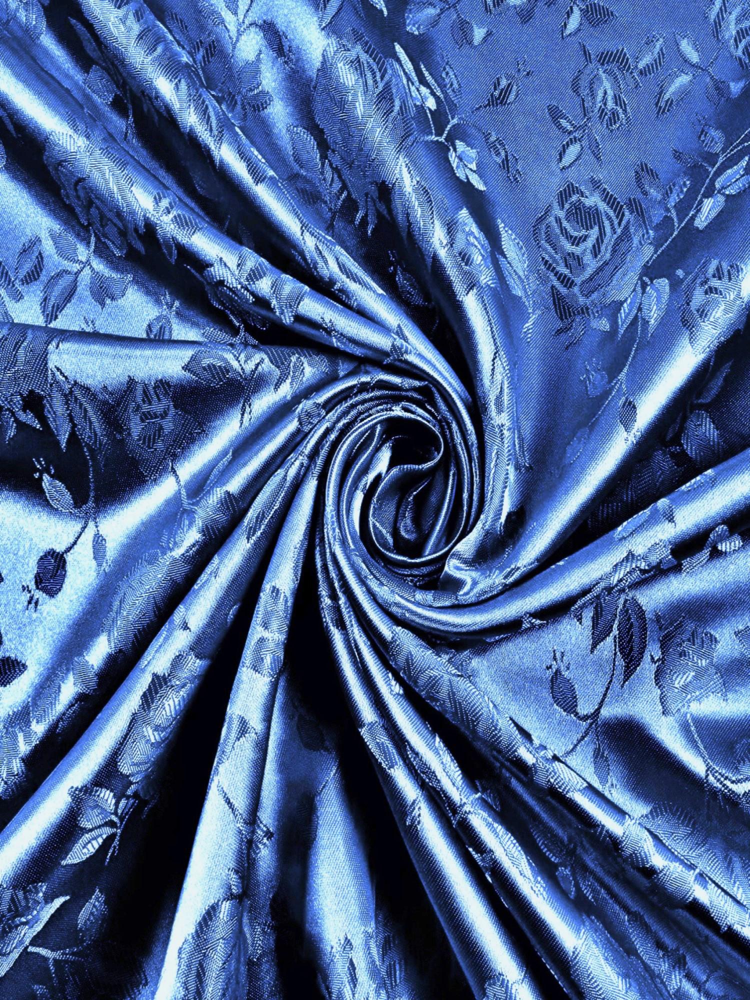 Blue Jacquard Fabric - Etsy