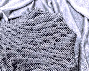 Metallic Silver 60&quot; Wide Stretch Vintage Medieval Era Armour LARP Cosplay Metallic Faux Chainmail Fabric By The Yard