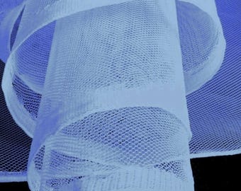 58&quot; Wide Petticoat Hard Net Fabric Stiff Tulle Mesh Can-Can Net Wrap-Around Mesh Fabric by The Yard