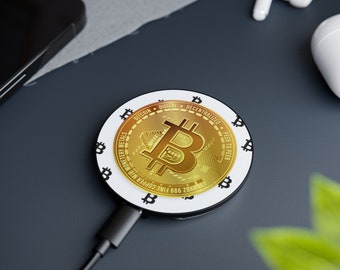 Bitcoin Magnetic Induction Wireless Charger