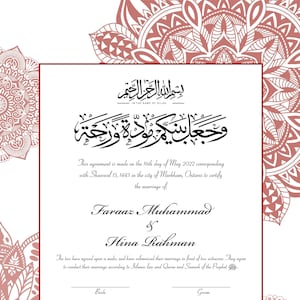 Nikkah Nama