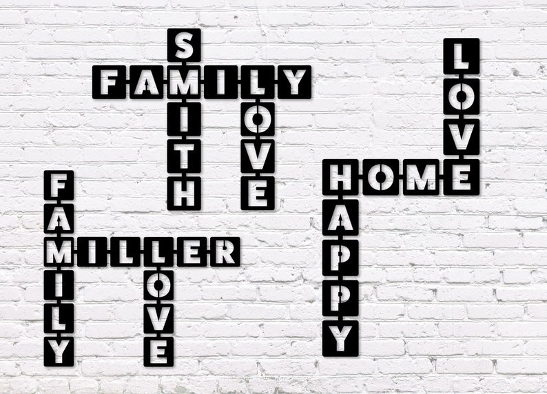 Custom Scrabble Tiles Wall Art Custom Family Scrabble Tiles Etsy