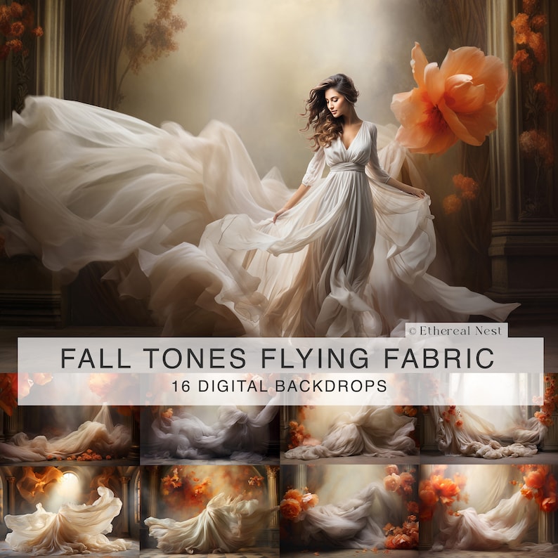 16 Flowy Fabric Digital Backdrops Maternity Backdrop Etsy