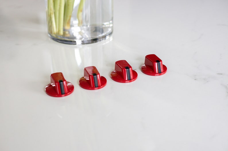 Universal Replacement Red Stove Knobs Etsy