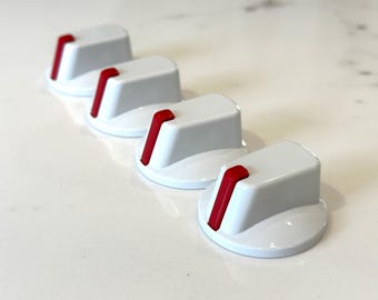Universal Brilliant White Stove Knob