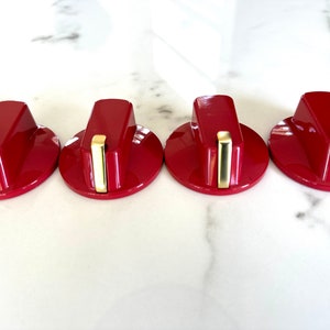 Commercial Red Universal Replacement Knobs