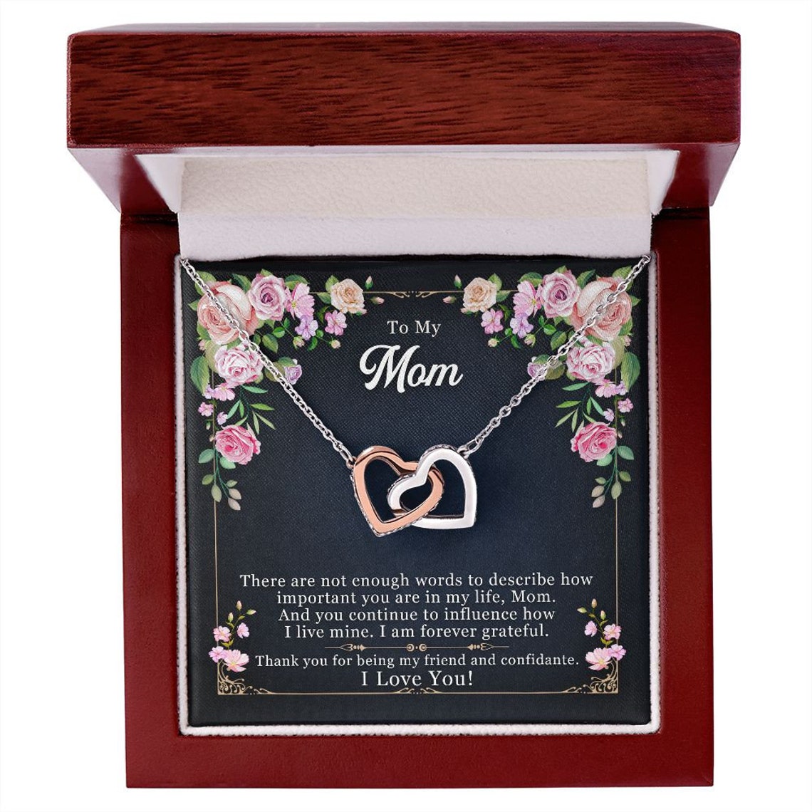 Mothers Day Gifts to My Mom Birthday Anniversary Heart Etsy