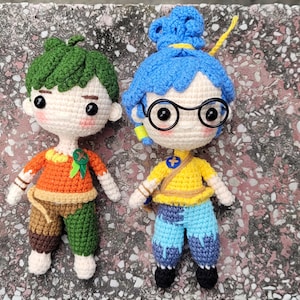 Game characters inspired doll, Game character crochet