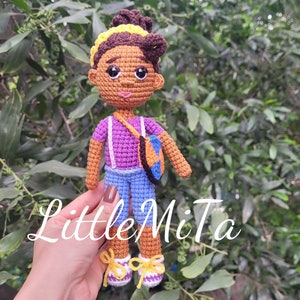 Crochet doll for girl, Cute doll amigurumi, Birthday gift