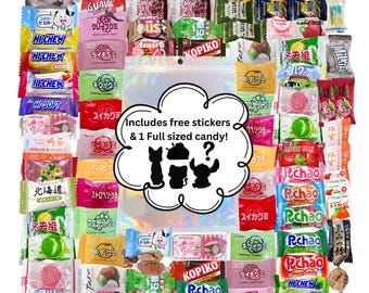 Upgraded Candy Journey: 100 Asian Sweets + Free Full-Size Mystery Treat