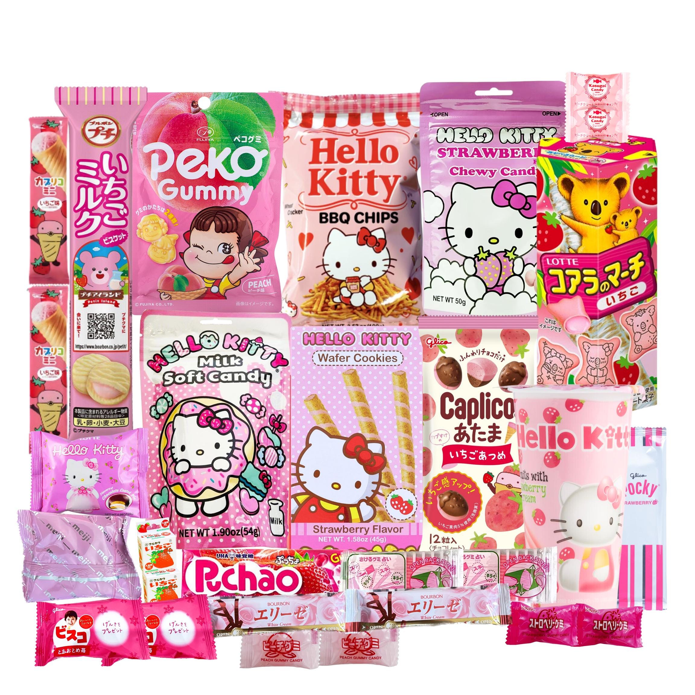 The Pink Crane Collection: Japanese & Korean Candy Gift Set