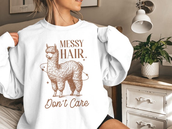 Llama hair sweater discount