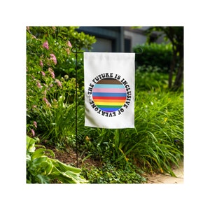 Garden Progress Pride Flag  Garden Flag with or without Pole or Flag, Inclusive Pride Flag, Equality Pride Flag, Pride, Pride Month, LGBTQ