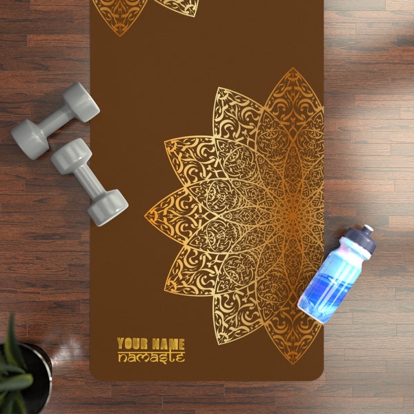 Custom Name, Monogram On Yoga Mat, Personalized Yoga Mat, Sport, Girl
