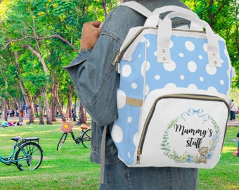 Multifunctional Diaper Backpack, Mama Bear, mother gift, nappy bag, new born bag, bag for mum, Mummy bag, mum gift