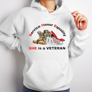 Service Honor Equality, she is a VETERAN, digital png/svg, Army image, Army boots
