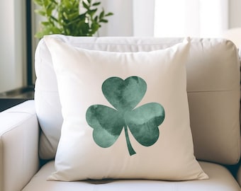 Copricuscino per il giorno di San Patrizio, trifoglio, trifoglio, 17 marzo, decorazioni per il giorno di San Patrizio, decorazioni per la casa, fortuna degli irlandesi, giorno di San Patrizio
