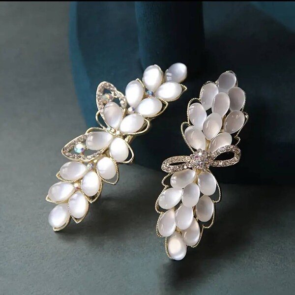 Butterfly Hair Barrette Etsy