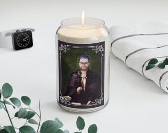 Saint Travis McElroy of Inspiration Scented Parody Candle, 13.75oz