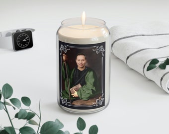 Saint Sam Riegel of Inspiration Scented Parody Candle, 13.75oz