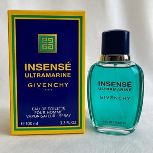 Givenchy INSENSE Ultra marine Eau de Toilette 100ML Rare vintage Men fragrance