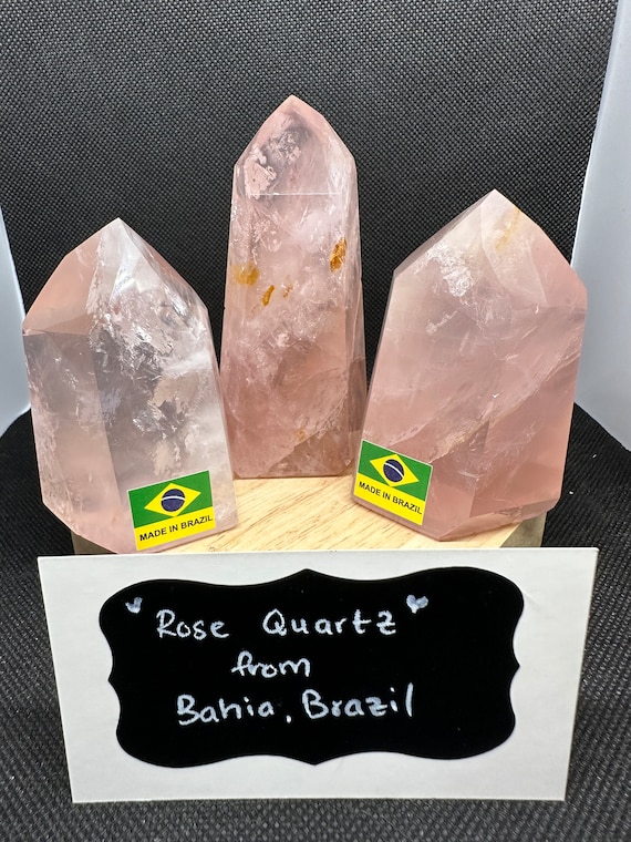 Gemmy rose quartz from Bahia Brazil / reiki healing / spiritual / Home decoration / unique gifts / love and compassion / meditation crystal