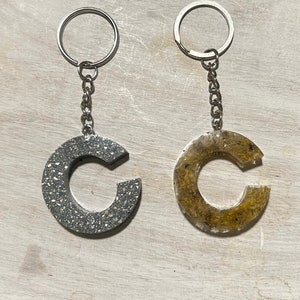 C Initial Keychain
