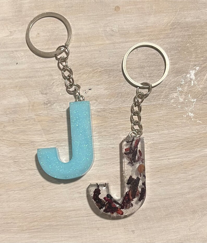 Letter Keychains - Etsy
