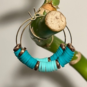 Beaded Hoops