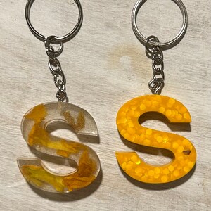 S Initial Keychain