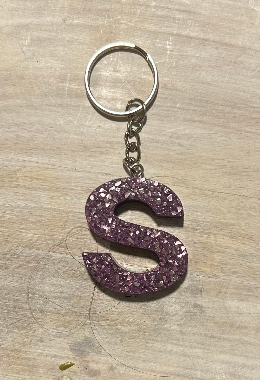 Letter Keychain - Etsy