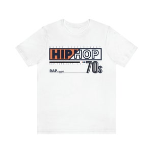 Hip-Hop 70 Rap Music T-Shirt, Hip-Hop Tee, Unisex Jersey Short Sleeve Tee, Trendy T-Shirt, Gift for Him, Gift for Her