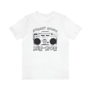 Street Music Hip-Hop T-Shirt, Hip-Hop Tee, Unisex Jersey Short Sleeve Tee, Trendy T-Shirt, Gift for Him, Gift for Her
