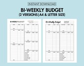 Bi-Weekly Budget Printable Bi-Weekly Paycheck Planner Budget by Paycheck Bi-Weekly Finance Planner Money Management Personal Finance Tracker