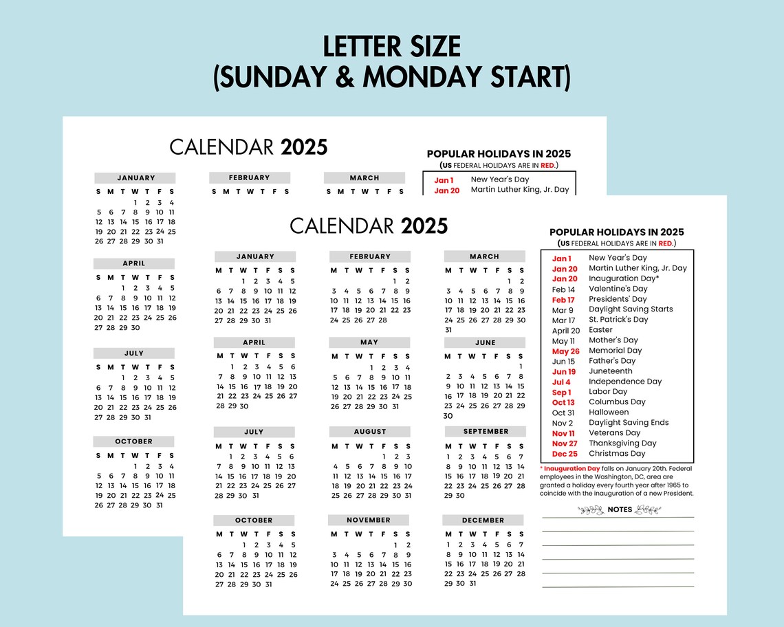  Foto zu 2025 Jahreskalender mit Feiertagen 2025 Jahresübersicht, 2025 Jahr auf 