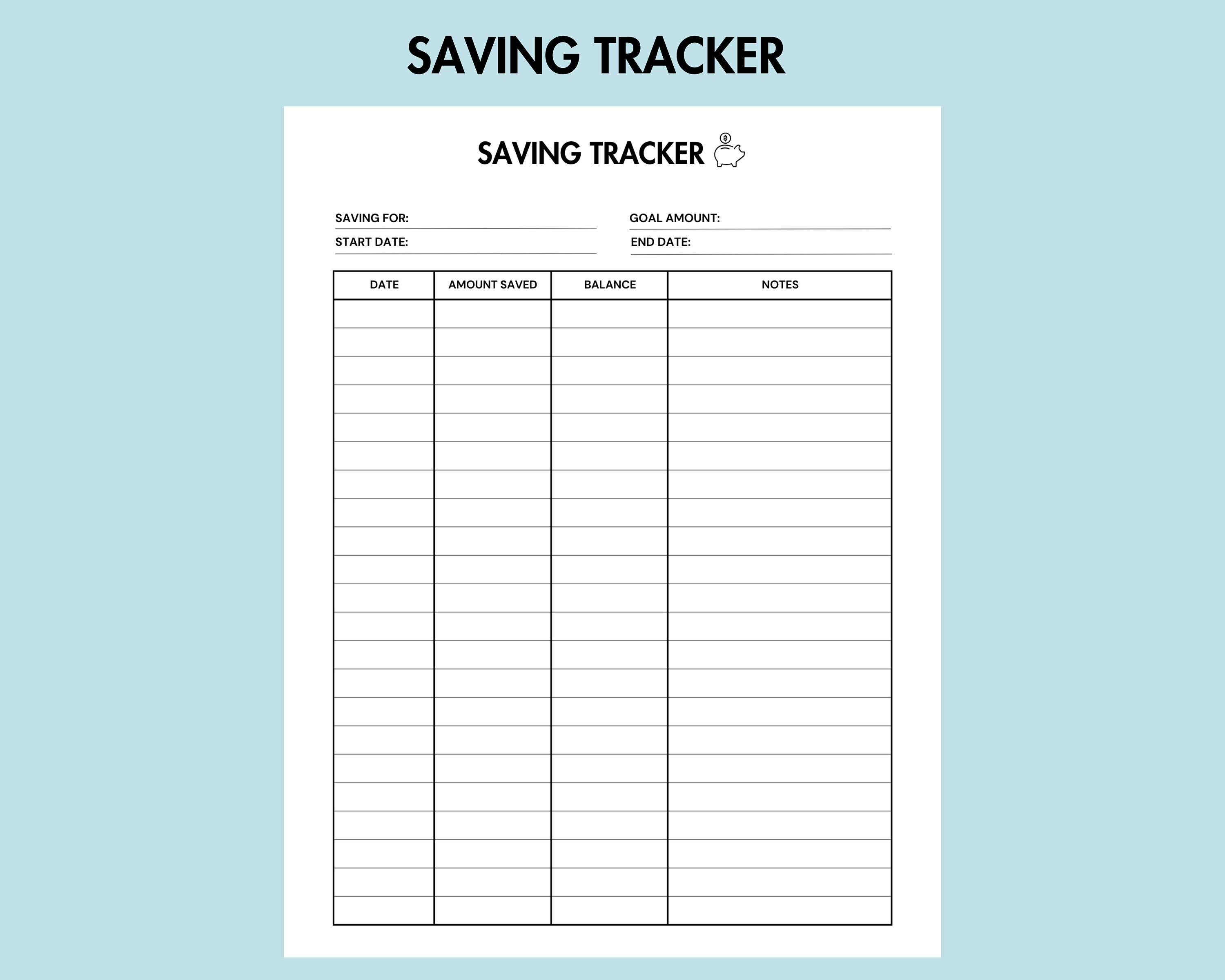 Saving Guide.pdf Saving Planner Printable Saving Jar PDF Saving Challenge Saving Tracker ...