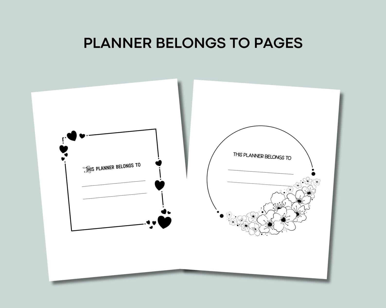 Undated Planner Set Printable Daily Weekly Monthly Planners With 2025 ...