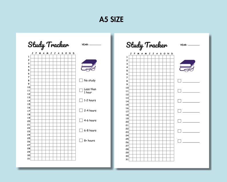 Study Tracker Colour In Study Tracker for Time Management Printable Daily Study Tracker for ...