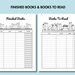 Reading Planner Bundle Printable Book Tracker Bundle PDF Reading ...