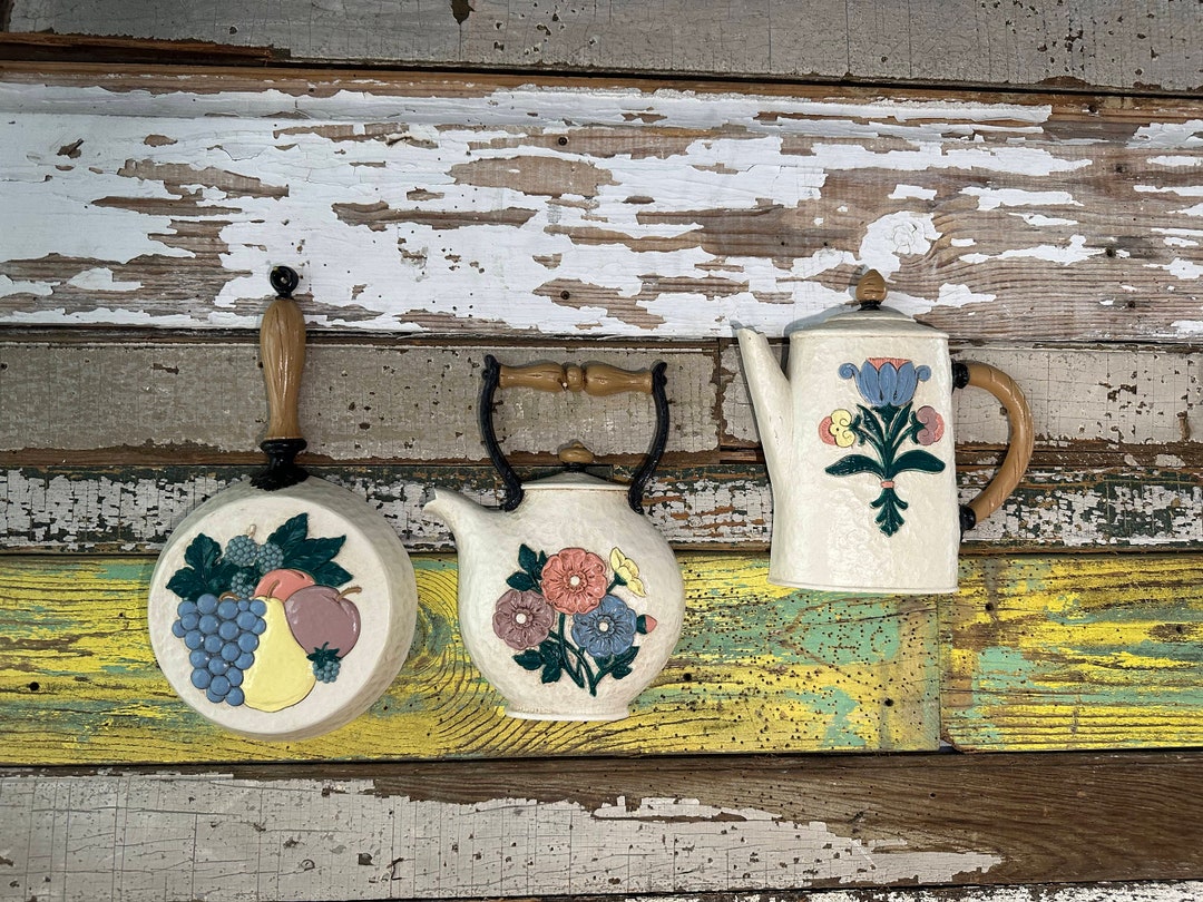 Vintage Homco Kitchen Wall Set Etsy