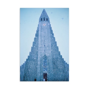 Hallgrímskirkja - Reykjavík, Island - Postkarte